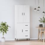 vidaXL Dulap înalt, alb, lemn prelucrat (3115028) Comoda