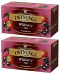 TWININGS Set 2 x 25 Pliculete Ceai Twinings Negru cu Aroma Fructe de Padure