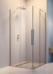 Radaway Furo KDD 110x200 szögletes zuhanykabin ajtó átlátszó üveggel, króm profilszín, balos 101051100101L (10105110-01-01L)
