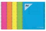  Orna Pro PP A4 120 lapos vonalas vegyes színű spirálfüzet (ARD0235FLU) - tintasziget