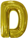 Riethmüller Fólia léggömb, "D" betű, arany, 99 cm