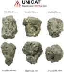  Pirita Minerala Naturala Bruta - 41-54 x 32-45 x 22-45 mm - ( XXL ) - 1 Buc