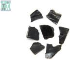  Obsidian Negru Mineral Natural Brut - 18-22 x 14-18 mm - ( S ) - 1 Buc