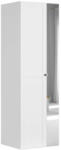 BRW Гардероб flex 75 / 66 / 240 см бял - тесен модел с огледало (f57-szafa_zestaw_20-bi/bi)