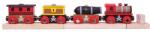 Bigjigs Toys Kalóz vonat szett pályaelemekkel (BJT473)