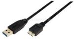LogiLink CU0027 USB 3.0 Type-A/ B Micro 2 x apa csatlakozó kábel 2 m (LOGILINK_CU0027) (LOGILINK_CU0027)