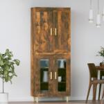 vidaXL Dulap înalt, stejar fumuriu, 69, 5x34x180, lemn compozit (3114977) Comoda