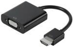 Vivanco Адаптер Vivanco - 45493, HDMI/VGA, черен (45493)