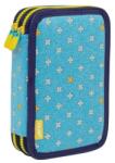 MILAN Milan, Kickflip, penar dublu cu rechizite scolare, albastru Penar