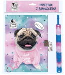 Derform Cleo és Frank Kutyás kulcsos napló POP IT karkötővel - Just love me (PKBCF36)