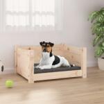 vidaXL Pat pentru câini, 55, 5x45, 5x28 cm, lemn masiv de pin (821442) - comfy