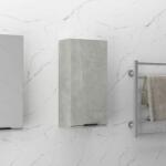 vidaXL Dulap de baie montat pe perete, gri beton, 32x20x67 cm (811299) Dulap arhivare
