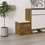 vidaXL Cutie cu sertar, stejar sonoma, 40, 5x40x40 cm, lemn compozit (820517) - comfy