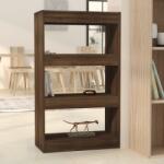 vidaXL 813604 vidaXL Book Cabinet/Room Divider Brown Oak 60x30x103 cm Chipboard (813604) Biblioteca