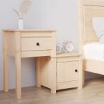 vidaXL Noptieră, 79, 5x38x65, 5 cm, lemn masiv de pin (814539) - comfy
