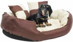 vidaXL Pernă reversibilă lavabilă pt câini, maro și crem, 85x70x20 cm (171212) - comfy