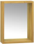 vidaXL Dulap cu oglindă, 30x10x40 cm, lemn masiv de tec (338243) Dulap arhivare