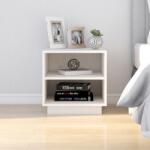 vidaXL 813327 vidaXL Bedside Cabinet White 40x34x40 cm Solid Wood Pine (813327)
