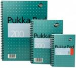 Pukka Pad Caiet cu spirala dubla A5, 100 file 80g/mp, coperti carton, PUKKA Metallic - dictando (PKP000132)