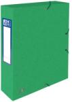 OXFORD Mapa A4, carton MultiStrat 390g/mp, cu elastic, 60mm latime, OXFORD Top File - verde (OX-400114381) - ihtis