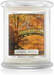 Kringle Candle Amber Wood lumânare parfumată 411 g