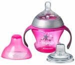 Tommee Tippee Ceașcă de tranziție Tommee Tippee, 150 ml, peste 4 luni, roz (TT.0141.003)