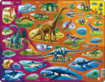 Larsen Maxi Puzzle 85 db-os - Természetrajz - A Triász kortól napjainkig - gyerekjatekbolt