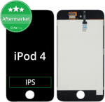 Apple iPod Touch (4th Gen) - Ecran LCD + Sticlă Tactilă + Ramă (Black) TFT, Black