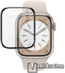 IMAK APPLE Watch Series 7 (41mm), Series 8 (41mm), Series 9 (41mm), IMAK Anti-Scratch flexibilis okosóra üvegfólia, 1db, FEKETE
