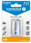 everActive Acumulator tip 9V 250mAh Ni-MH EverActive 6F22 set 1 buc Baterie reincarcabila