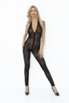 Noir Handmade Catsuit Transparent Leopard S