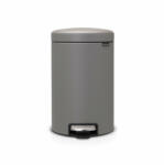 Brabantia Coș de gunoi cu pedală Brabantia NewIcon 12L, Beton Mineral Gri 1001090 (1001090) Cos de gunoi