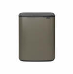 Brabantia Coș de gunoi Brabantia Bo Touch 60L, Platinum 1001276 (1001276) Cos de gunoi