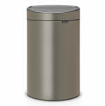 Brabantia Coș de gunoi Brabantia Touch Bin New 40L, Platinum 649732 (649732) Cos de gunoi