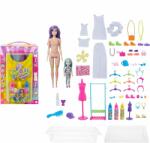 Mattel Barbie Color dezvăluie set cadou batik neon (25HCD29) Papusa Barbie