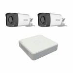 Hikvision Kit de supraveghere Hikvision Turbo HD 2MP 1080P cu 2 camere IR 40 (201901014145) - antivandal