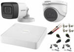 Hikvision Sistem supraveghere mixt audio-video Hikvision 2 camere Turbo HD 2MP DVR 4 canale (201901014866) - antivandal