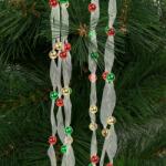 Family Collection Karácsonyi organza girland - 2,7 m – 10 mm (58615A/58615B/58615C)