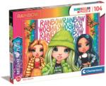 Clementoni SuperColor - Ragyogó puzzle - Rainbow High 104 db-os (20342)