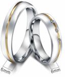 Elegance Lola prémium nemesacél gyűrű akár párban is (GYR - 43452355)