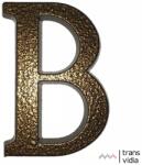  Alumínium házszám "B" betű barna 10cm (3970012)
