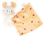 Kaloo Șoricel de pluș pentru îmbrățișat Mouse Carré Doudou Kaloo crem 14 cm din material moale în ambalaj cadou de la 0 luni (K972003)