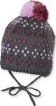 Sterntaler Плетена зимна шапка Sterntaler - 51 cm, 18-24 месеца, сиво-розова (4701607-592) - ozone