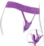 Pipedream Fantasy For Her G-Spot Butterfly Strap-On Purple Vibrator