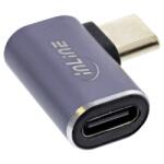 InLine Adaptor USB 4 type C 8K60Hz/240W unghi stanga/dreapta T-M metalic, InLine IL35900B (IL35900B)