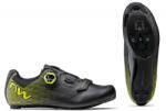 NORTHWAVE Cipő Road Storm Carbon 2 Fekete/fluo Sárga