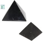  Piramida din Turmalina Neagra Minerala Naturala - 58-61 x 80-84 x 76-79 mm - 1 Buc
