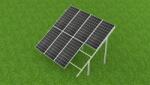K. FIX Sistem de prindere la sol 10 (2x5) panouri (1150 mm latime max. panou) Vertical (SPA10TS-V-1150)