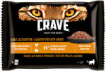 Crave Crave Cat Pliculețe Multipack 4 x 85 g - Pate cu pui & curcan