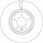TRW Disc frana TRW SINGLE DF6954S (DF6954S)